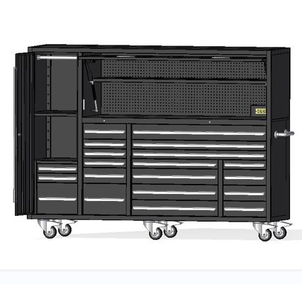 1.0-1.5mm Thickness Heavy Duty Tool Box Set for Car Maintenance in Mechanic Workshop