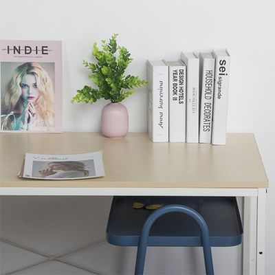Wooden Surface Northern Europe Style Metal Computer Table Shelf Desk for Home Product