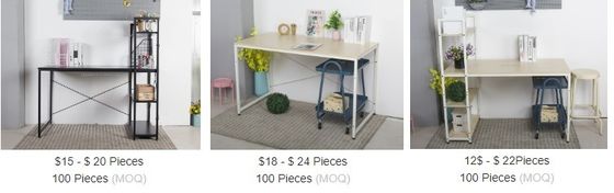 Functional Metal Dining Table for Office Desk in Simple Northern Europe Style Function