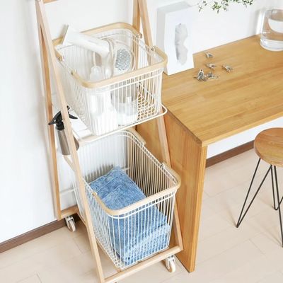 Modern Design Folding Dirty Clothes Storage Basket for Home Office Clothes Management