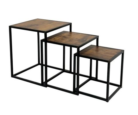 Metal Side Table Living Room Furniture with Modern Design and Luxury Gold Finish
