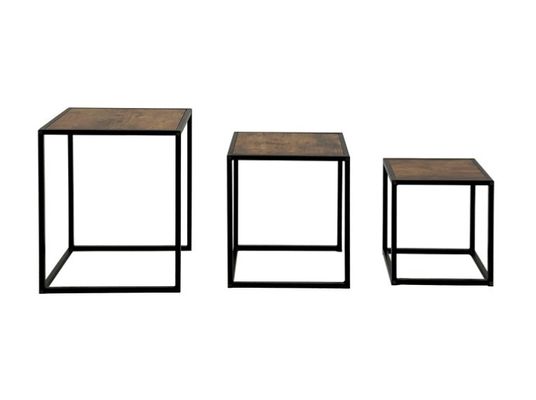 Metal Side Table Living Room Furniture with Modern Design and Luxury Gold Finish