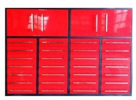 Multi Drawers Optional 28-drawer Garage Cabinets for Heavy Duty Car Tool Storage