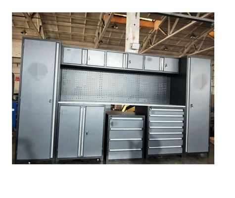 Powder Coat Steel Finish Metal Heavy Duty Garage Storage System for Tool Organization