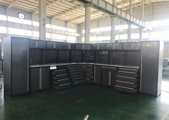 Design Garage Storage System Tool Box and Metal Cabinets for Heavy Duty Storage