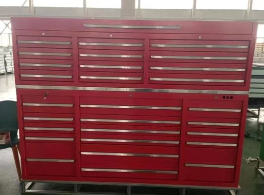 Aluminum Handles Customized Rolling Tool Cabinet for Heavy Duty Metal CNC Tool Storage