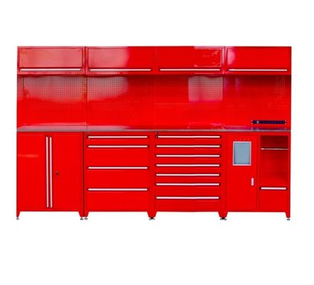 Customized Mobile Garage Work Table with Multifunctional Workshop Storage and KEY Lock