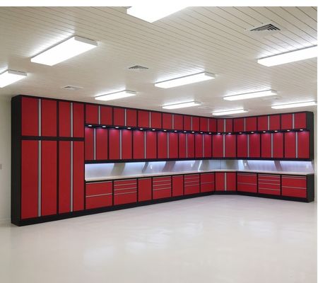Multi-functional Garage Workshop Rolling Tool Box and Cabinet for Heavy Duty Tools Storage