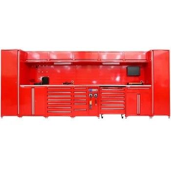 Car Workshop Tool Box Side Cabinet with Customized Design and Multi Drawers Optional