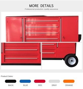 Drawer Mat Optional 2024 Newest Assembly Trolley with Drawers Toolbox Garage Cabinets Storage