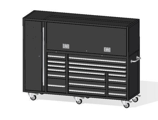 1.0-1.5mm Thickness Heavy Duty Tool Chests Cabinets with Wheels and Multi Drawers Optional