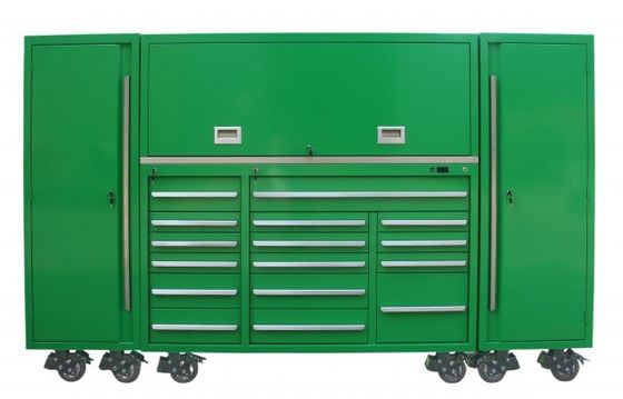 Customized Support OBM Popular Garage Storage System with Tools Storage and Wheels