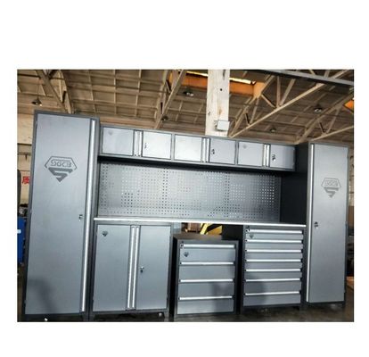 Brown Garage Store Tools Mechanic Tool Chest with Wheels and Secure Locking Mechanism