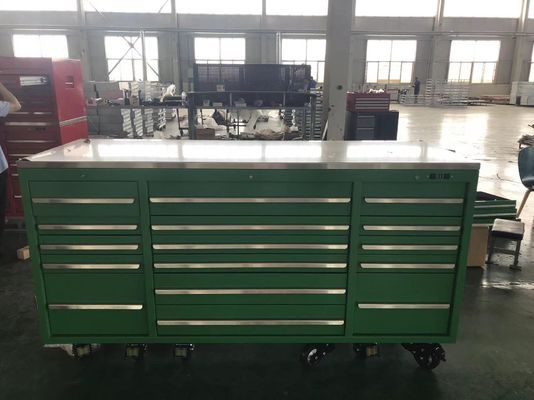 Acceptable OEM ODM 72inch Large Metal Tool Cart with Drawers Garage Workshop