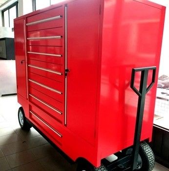 1.0-1.5mm Thickness Multifunctional Auto Repair Tool Cart with Drawers and Storage