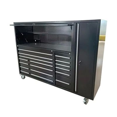 Tool Storage Cabinet Mechanic Workbench with Large Tool Box and Customized Support