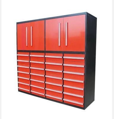 OBM Supported 28 Drawer Tool Box Set for Heavy Duty Garage Trolley 1.0-1.5mm Thickness