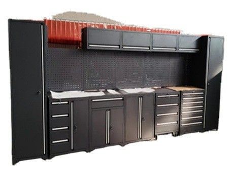 Stainless Steel Handles Heavy Duty Garage Storage Tool Cabinet with Powder Coating Finish
