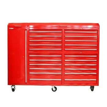 96&quot; Garage Store Tool Cabinet on Wheels with Dividers Easy to Maneuver in Your Workshop