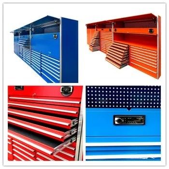 Efficiently Store Your Tools with our Brown Tool Chest on Wheels and Storage System