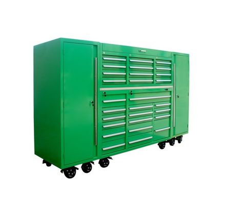 Garage Tool Storage Cabinets with Cold Rolled Steel and Customized Functionality