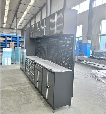 OEM Supported Customized Cabinet for Heavy Duty Metal Tool Storage in Workshop Garage