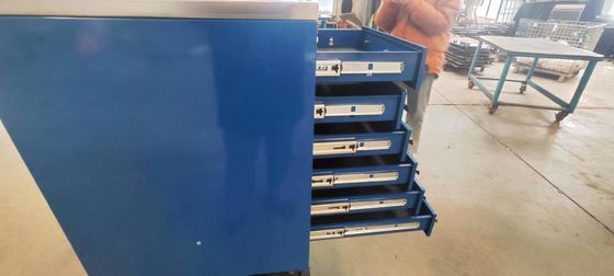 Conveniently Store Tools with Removable Large Garage Workbench and 96 Inch Tool Chest