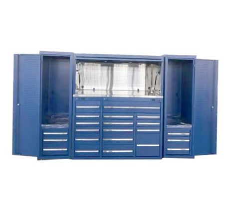 Customized Heavy Duty Metal Storage Cabinet Tool Cabinet Workbench with Drawer and Wheels
