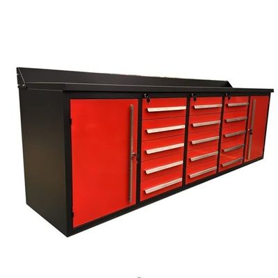 Customized Heavy Duty Workshop Folding Workbench with 5 Inch PU Casters and KEY Lock