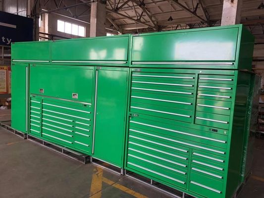 Efficiently Store Your Tools with This Tool Cabinet Trolley and Side Locker Drawer Set