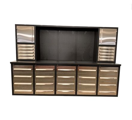 Garage Workshop Tool Storage Cabinet with Heavy Duty Workbench and Tool Organization