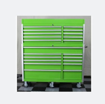 Upgrade Your Garage Workbench with Silver Tool Box Rolling Chest and Optional Handles