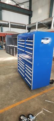 Upgrade Your Garage Workbench with Silver Tool Box Rolling Chest and Optional Handles