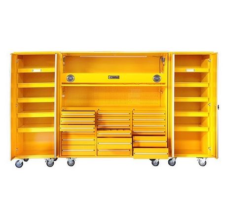 Garage Storage Solution Multi Function Tool Chest and Drawers Cabinet with Handles
