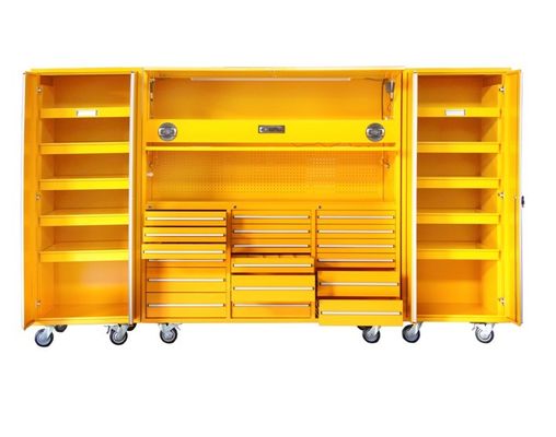 Garage Storage Solution Multi Function Tool Chest and Drawers Cabinet with Handles