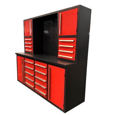 Maximize your workspace Custom Industrial Workbench with Heavy Duty Wheels and Drawers