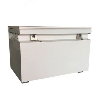 Outdoor Job Site Tool Box with Lock Steel Mechanic Job Box Heavy Duty Tool Case