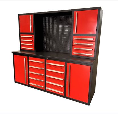 Upgrade Your Garage Organization with Our Heavy Duty Workbench and Convenient Toolbox