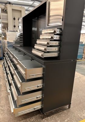 Streamline Your Workplace with this Professional Modular Garage Workbench and Storage