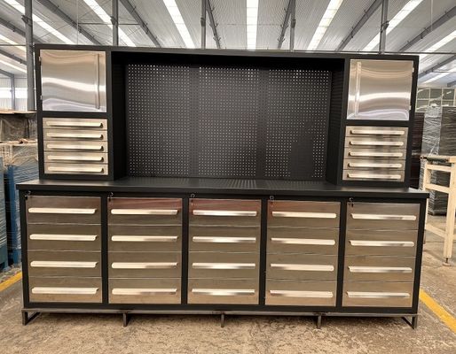 Streamline Your Workplace with this Professional Modular Garage Workbench and Storage