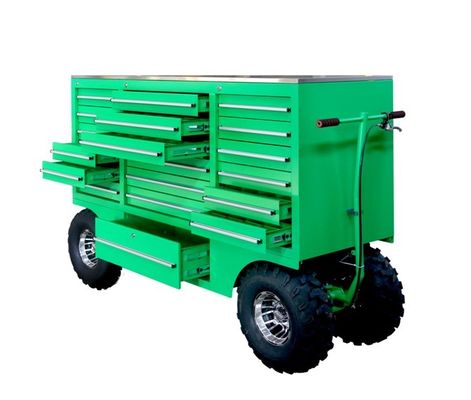 Customized Support OEM Heavy Duty Metal Tool Box Trolley Rolling Tool Chest for Van