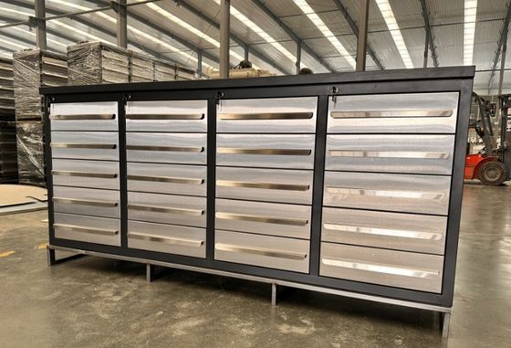 Garage Workbench with Drawers and Customization Support Heavy Duty Cold Rolled Steel