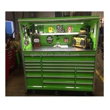 ODM Customized Support Metal Workshop Garage Storage Tool Cabinet with Drawers and Wheels