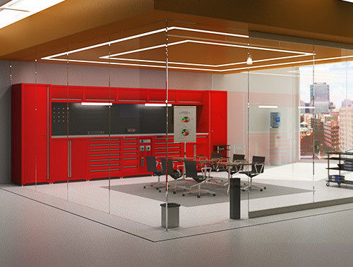 Cold Rolled Steel Cabinet for Workshop Garage Modular Metal Workbench Rolling Tool Chest