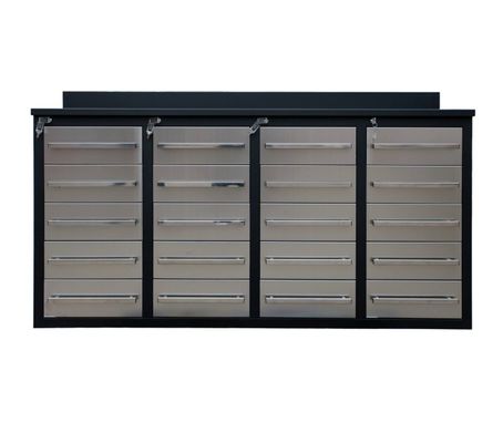 Multi-function Repair Tool Cabinet Workbench with Power Coated Finish and Back Support