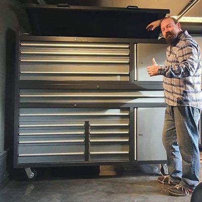 1.0mm 1.2mm 1.5mm Multi Custom Made Workbench Tool Cabinet with Lock and Optional Casters