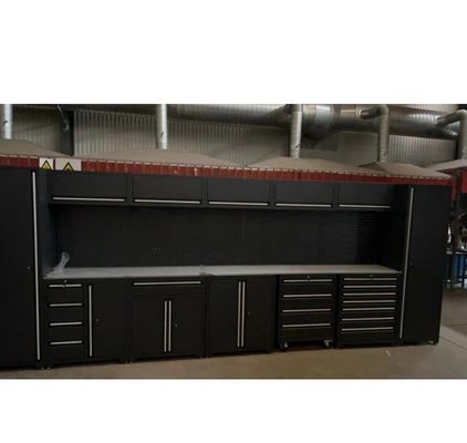Iron Tool Chest on Wheels for Workshop Storage Function Storage Spare Tools Parts Box