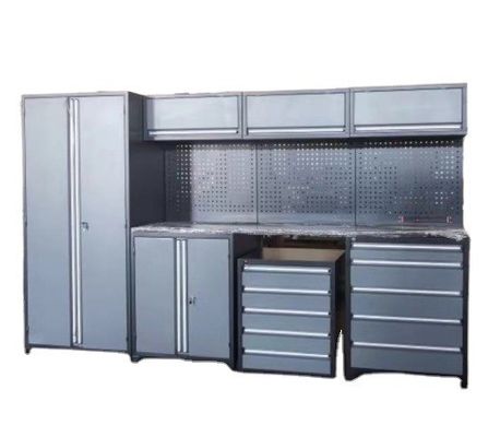 Workshop Garage Tool Box Set with Tool Cabinet and Workbench