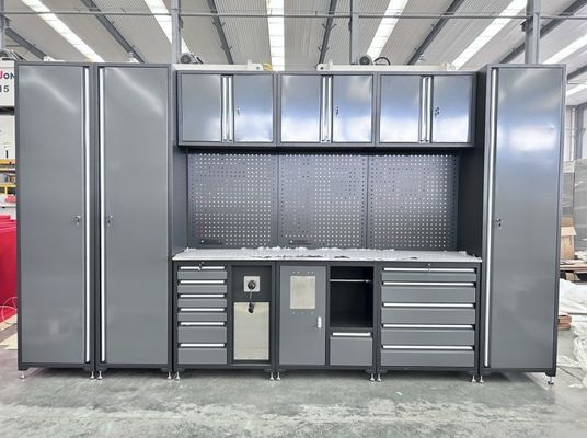 Customized Tool Storage Solution Heavy Duty Tool Box Metal Workbench for Workshop
