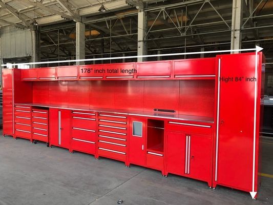 Customized Tool Storage Solution Heavy Duty Tool Box Metal Workbench for Workshop